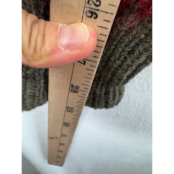 VTG Susan Bristol Mohair wool blend fuzzy sweater jacket 90s sz S - Picture 7 of 7